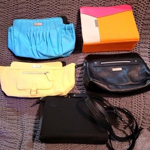 New & EUC Set of 4 Classic size Miche Shell purses w/1 classic size insert base